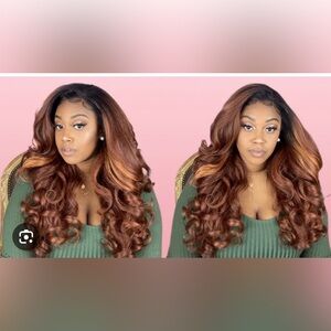 Sensationnel Latisha 13x6 HD Lace Glueless Wig — Flamboyage Chocolate